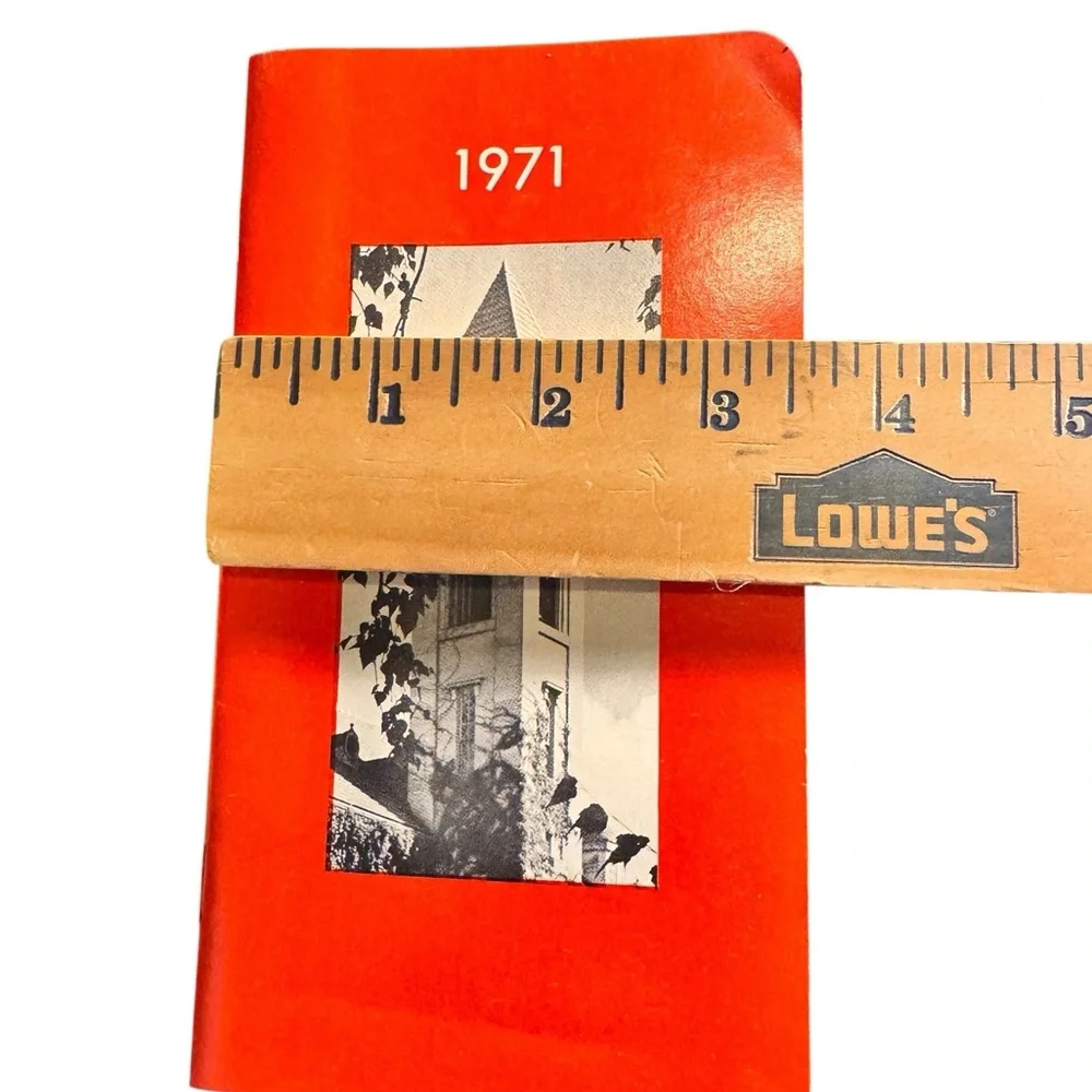 Vintage Indiana University Foundation 1971 Calendar and Date Book unused